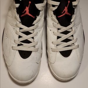 Air Jordan 6 Low White Infrared Mens